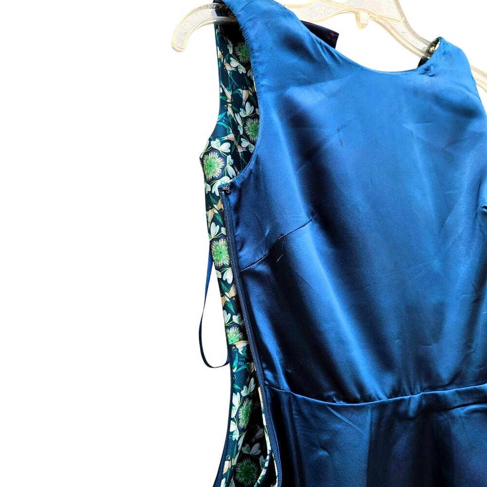 Ted Baker London Sainte Geo Bird Bow Fit & Flare Dress Size 0 - Picture 12 of 16